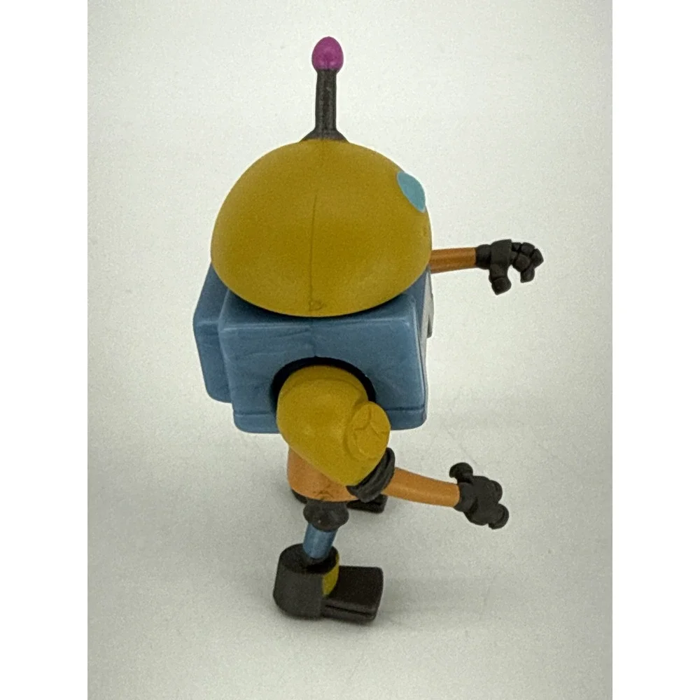 Unbranded Mutations Mix 'N Match Mechazoid Figure Yellow Blue Plastic Retro Toys